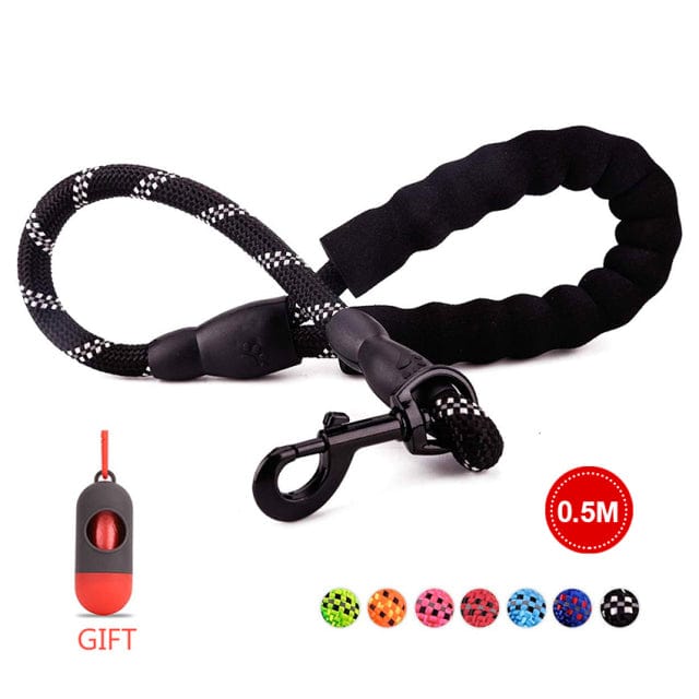 Duggido Dog Supplies 0.5M black / Reference picture Duggido Strong-Dog Leash for pulling dogs