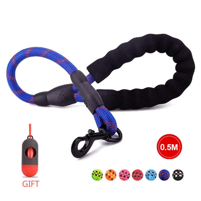 Duggido Dog Supplies 0.5M blue / Reference picture Duggido Strong-Dog Leash for pulling dogs