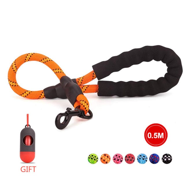 Duggido Dog Supplies 0.5M Orange / Reference picture Duggido Strong-Dog Leash for pulling dogs