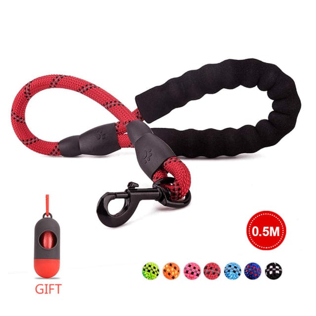 Duggido Dog Supplies 0.5M Red / Reference picture Duggido Strong-Dog Leash for pulling dogs
