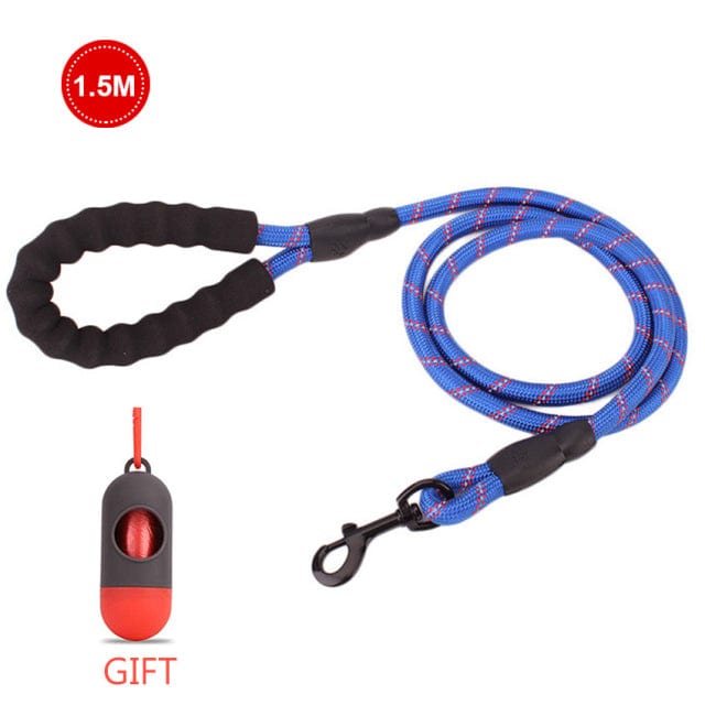 Duggido Dog Supplies 1.5M blue / Reference picture Duggido Strong-Dog Leash for pulling dogs