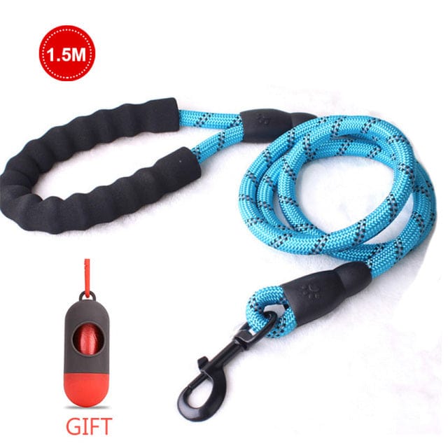 Duggido Dog Supplies 1.5M Sky Blue / Reference picture Duggido Strong-Dog Leash for pulling dogs