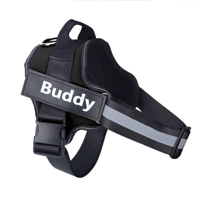 Duggido Dog Supplies black / XS No Pull Personalized Dog Harness  - Duggido