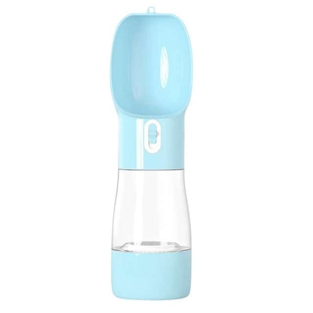 Duggido Dog Supplies Blue Duggido Portable Dog Water Bottle/Feeder Portable Dog Water Bottle with feeder - Duggido