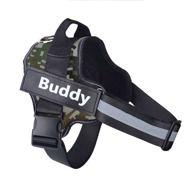 Duggido Dog Supplies Green camouflage / S No Pull Personalized Dog Harness  - Duggido