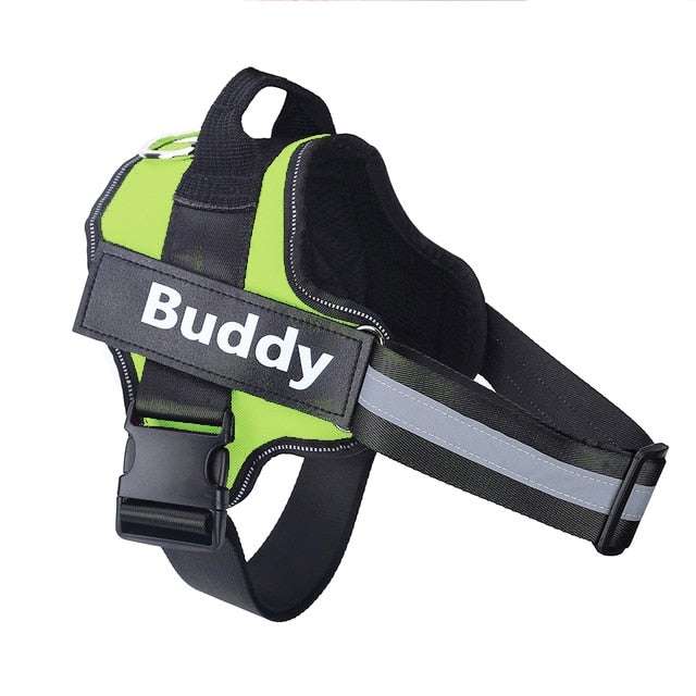 Duggido Dog Supplies green / XS No Pull Personalized Dog Harness  - Duggido