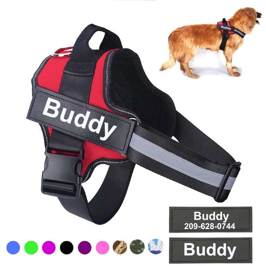 Duggido Dog Supplies No Pull Personalized Dog Harness  - Duggido