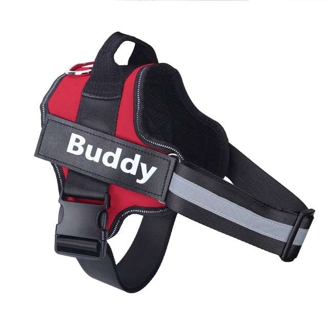 Duggido Dog Supplies red / XS No Pull Personalized Dog Harness  - Duggido