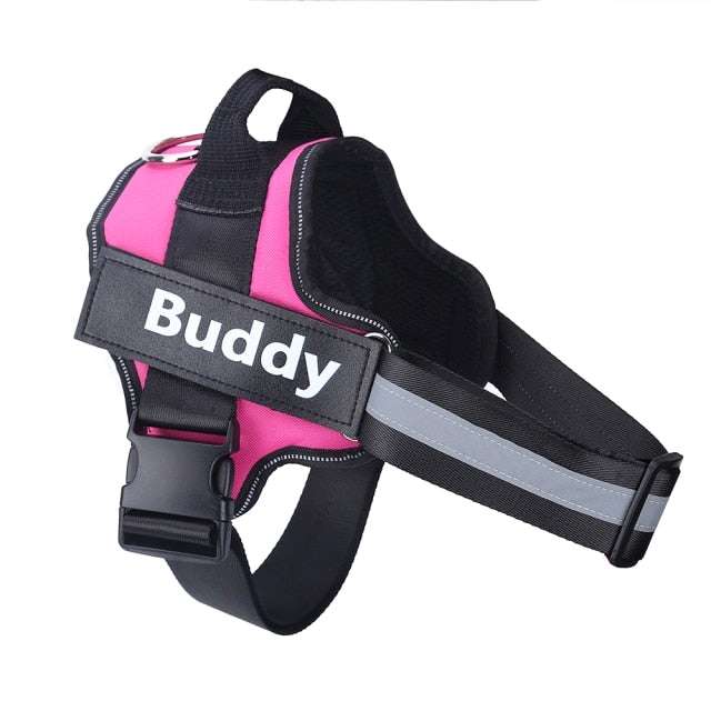 Duggido Dog Supplies Rose Red / XS No Pull Personalized Dog Harness  - Duggido